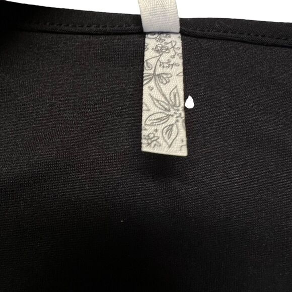 NWT Mudd Brand Juniors Womens Size Medium Black Jersey Dress Lace Sleeve Detail - Picture 7 of 14